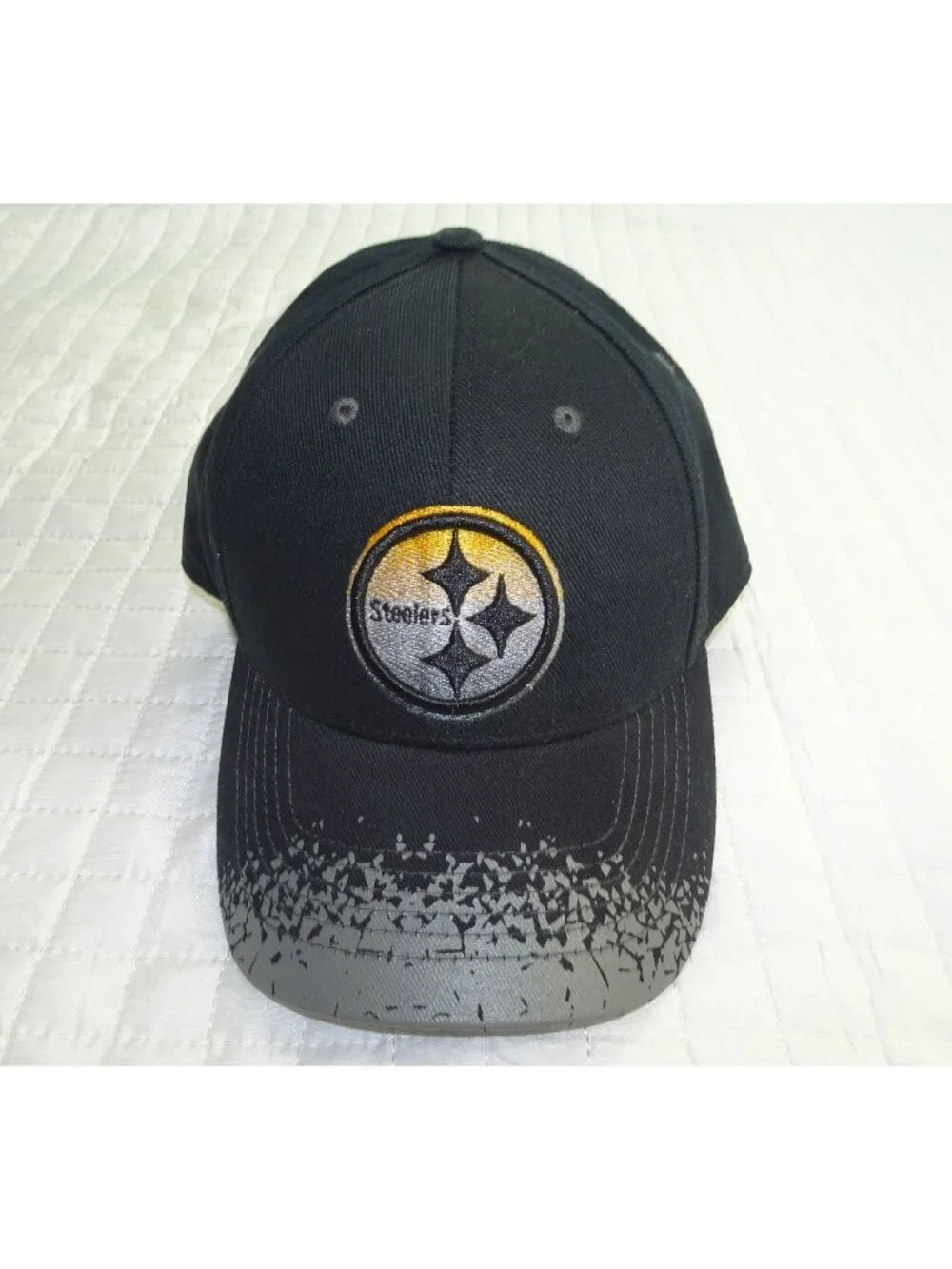 NFL Pittsburg Steeler Black Adjustable Hat Cap